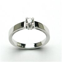 Anillo Damiani Mujer in Oro blanco Diamante 0.35 Ct 20010301 - 20010301